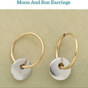 Sundance Catalog Gold Hoop Earrings